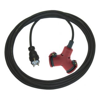 Jatkojohto 16A 10m 2-osainen 3x2,5